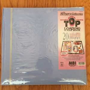 New 20 page top loading scrap book